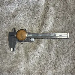 MITUTOYO DIAL CALIPER 505-435 MADE IN JAPAN BIN #5