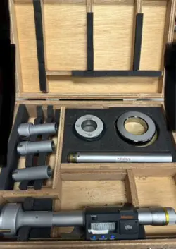 MITUTOYO 468 SERIES DIGIMATIC HOLTEST THREE POINT INTERNAL MICROMETERS SET