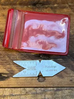 MITUTOYO 950-201, CENTER GAGE FOR 60 DEG. 5$ SHIP