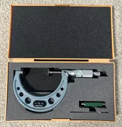 MITUTOYO 123-127 DISC FLANGE MICROMETER 2-3