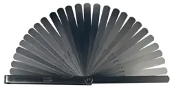 MITUTOYO 184-303S, THICKNESS GAGE / FEELER GAGE, 0.05MM TO 1MM, 28 LEAVES, 150MM