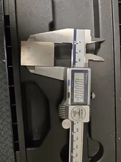 MITUTOYO 500-753-20 DIGITAL CALIPER (BENT ID BLADES)