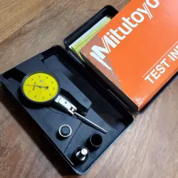 MITUTOYO TEST INDICATOR 513-415-10H TI-123HX GAUGE COMPASS CALIBRATED FROM JAPAN
