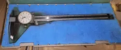 MITUTOYO 505-626-50 DIAL CALIPER WORKING CONDITION