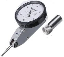 MITUTOYO 513-402-10T HORIZONTAL DIAL TEST INDICATOR, FULL STANDARD SET, 0.03