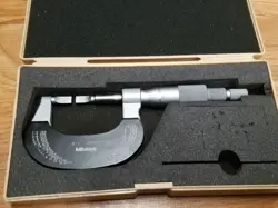 MITUTOYO NO 122 BLADE MICROMETER .0001 