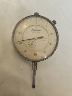 MITUTOYO - VINTAGE NO. 3416 LARGE FACE DIAL INDICATOR .001