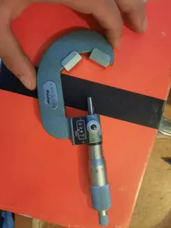 USED MITUTOYO V-ANVIL MICROMETER 25-45MM WITH INVOICE