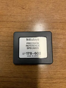 MITUTOYO PRECISION REFERENCE SPECIMEN 178-602 # 810003 MADE IN JAPAN