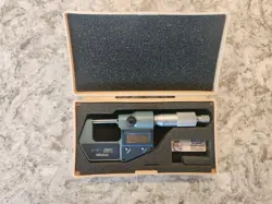 VINTAGE MITUTOYO 293-761-30 DIGITAL MICROMETER EXCELLENT CONDITION