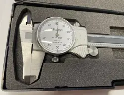 MITUTOYO 6 INCH DIAL CALIPER STAINLESS STEEL 505-675