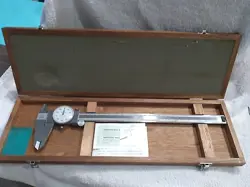 MITUTOYO DIAL CALIPER, MADE IN JAPAN, 505-645-50 DRAFTING & ARCHITECTURE VTG