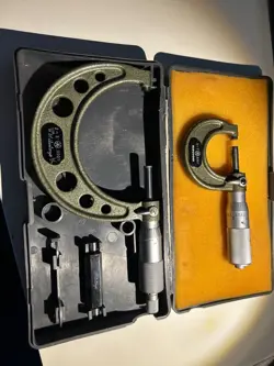 SET OF 2 MITUTOYO OUTSIDE MICROMETERS