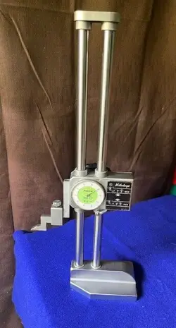 MITUTOYO DIAL HEIGHT GAGE W/DIGITAL COUNTER .001