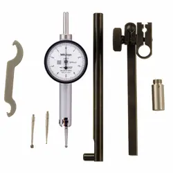 MITUTOYO TEST INDICATOR SET SWL HD 0 TO 0.100 IN 513-504T