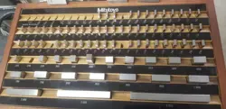MITUTOYO 516-902 WEAR BLOCK SET TYPE 2 ONLY 76 BLOCKS