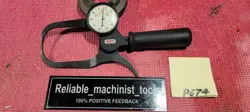 STARRETT NO.1017-4 OD OUTSIDE DIAL CALIPER GAGE 4 INCH THROAT DEPTH .001 GRADS