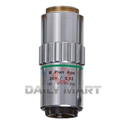USED & TESTED MITUTOYO M PLAN APO 20X/0.42 MICROSCOPE OBJECTIVE LENS