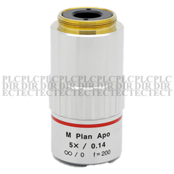 USED MITUTOYO M PLAN APO 5X/0.14 MICROSCOPE OBJECTIVE LENS