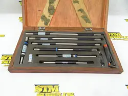 MITUTOYO METRIC MICROMETER STANDARD SET 25MM TO 275MM LENGTHS