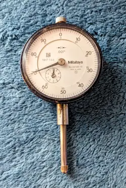 MITUTOYO DIAL INDICATOR NO. 2416S-10 .001