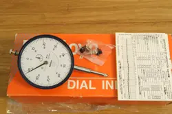 NEW MITUTOYO 0-20MM LARGE 78MM FACE METRIC DIAL INDICATOR 0.01MM 0-100 LUG BACK