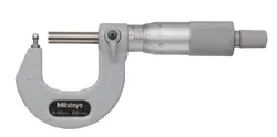 MITUTOYO MICROMETER BMB2-25 115-308 ANALOG SPHERICAL MICROMETER