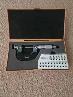 MITOTOYO THREAD PITCH MICROMETER 0