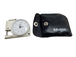 MITUTOYO POCKET DIAL THICKNESS GAUGE # 7308 IN ORIGINAL CASE 0 TO 0.375(VBM0694