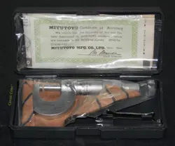 ?? ???? RARE MITUTOYO 101230 MICROMETER 00.5