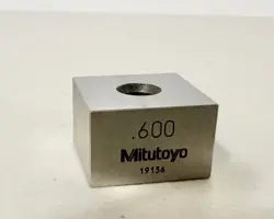 MITUTOYO STEEL SQUARE GAGE BLOCK .600