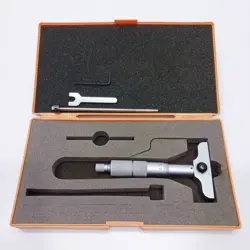 MITUTOYO DEPTH MICROMETER 129-109 DMC60-50 RANGE 0-50MM 0.01MM MADE IN JAPAN