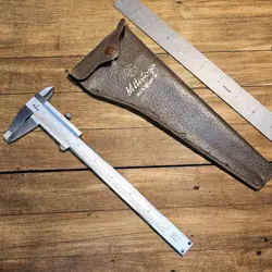 PRECISION VERNIER CALIPER INDICATOR MACHINIST HARDENED STAINLESS  MITUTOYO?JAPAN