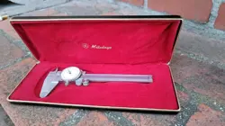 VINTAGE MITUTOYO 505-629 DIAL CALIPER MADE IN JAPAN MINT CONDITION
