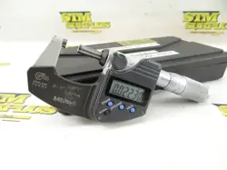 MITUTOYO PRECISION DIGITAL MICROMETER IP-65 COOLANT PROOF 0-1