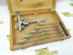 MITUTOYO DEPTH GAGE MICROMETER W/ DIGITAL READOUT 229-127 0-6