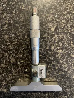 MITUTOYO DEPTH MICROMETER 411-516 ANALOG .001