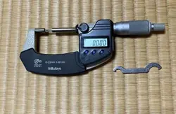 MITUTOYO DIGITAL MICROMETER 331-261 USED 1 ITEM