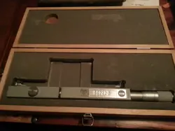 RARE LIETZ SOKKISHA SOKKIA MITUTOYO OPTICAL MICROMETER IN WOODEN CASE