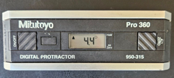 MITUTOYO DIGITAL PROTRACTOR PRO 360 950-315 WITH CASE & MANUAL