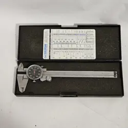 MORSE 001IN DIAL CALIPER/MICROMETER, 0-6 INCHES WITH CASE