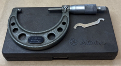 MITUTOYO MICROMETER 2-3 .0001 NO. 103-217 CARBIDES MACHINIST TOOLS JAPAN