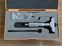MITUTOYO INTERCHANGEABLE ROD DEPTH MICROMETER 0-50MM MITUTOYO