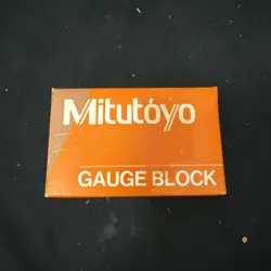 MITUTOYO STEEL GAUGE BLOCK; PART NO. 611115-23; SIZE .150 IN; USED