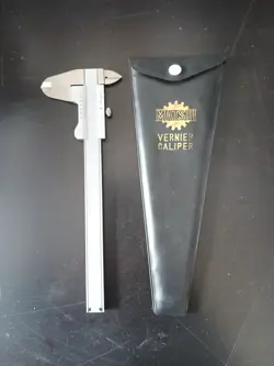 VINTAGE MATUI VERNIER CALIPER HARDENED STEEL WITH CASE