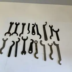 LOT OF  18 MICROMETER WRENCHES STARRETT LUFKIN MITUTOYO AND MORE