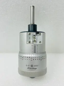 MITUTOYO DIGITAL MICROMETER HEAD 0-2 NO. 297-201-01 / USED - FREE SHIPPING