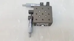 UNICE 06DTS-1M XY AXIS TRANSLATION STAGE W/ MITUTOYO MICROMETER HEAD