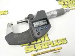 MITUTOYO DIGITAL MICROMETER COOLANT PROOF IP65 0-1