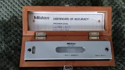 MITUTOYO 8'' PRECISION LEVEL 960-612 IN BOX. NEAR MINT!